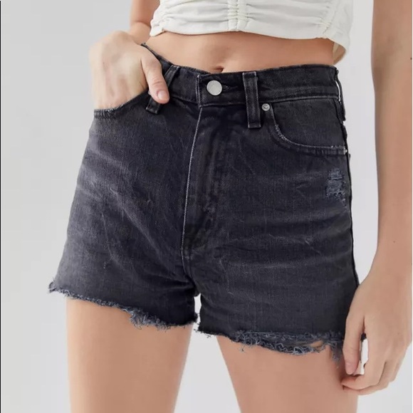 BDG Pants - BDG Girlfriend High Rise Denim Shorts 28